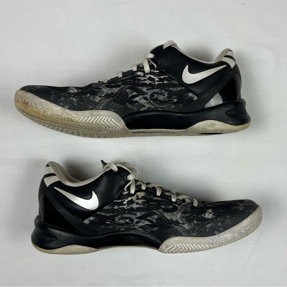 Nike Zoom Kobe 8 VIII iD Size US 8 Black/White Basketball Sneakers 586174-992 - Picture 2 of 9